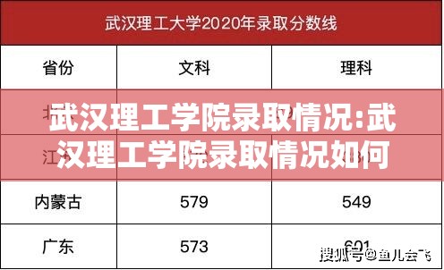 武汉理工学院录取情况:武汉理工学院录取情况如何