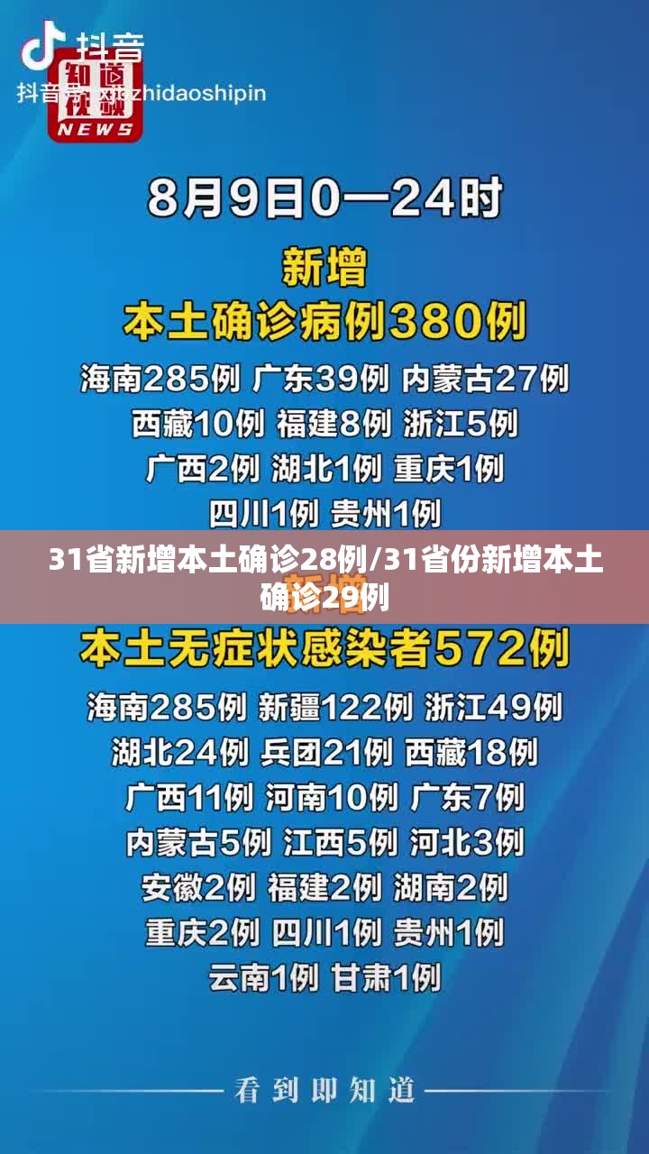 31省新增本土确诊28例/31省份新增本土确诊29例