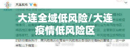 大连全域低风险/大连疫情低风险区