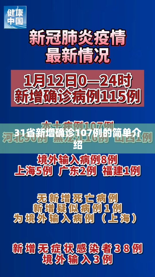 31省新增确诊107例的简单介绍