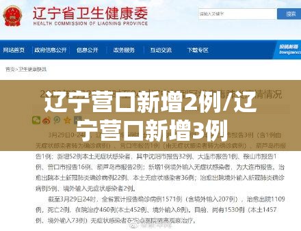 辽宁营口新增2例/辽宁营口新增3例