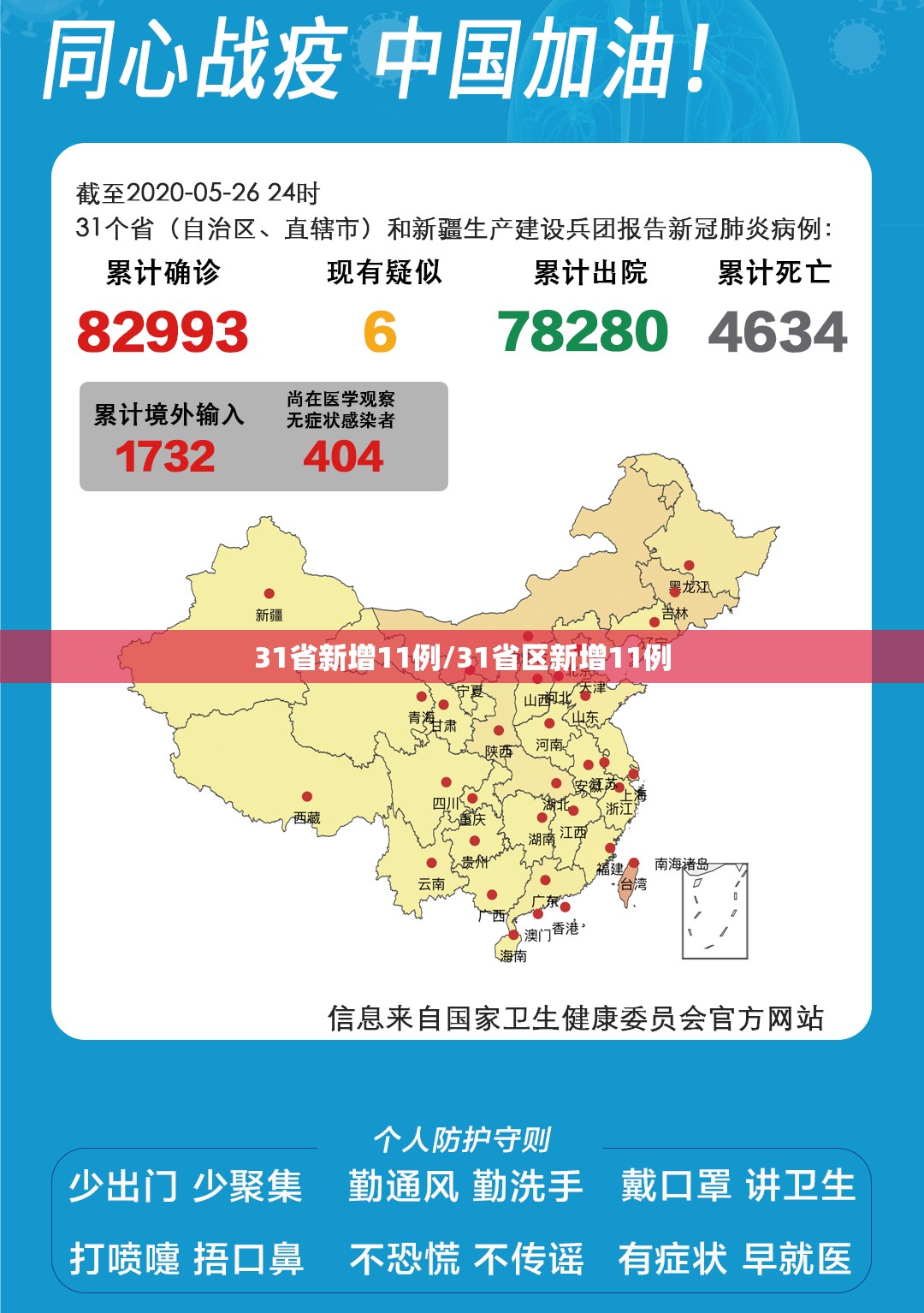 31省新增11例/31省区新增11例