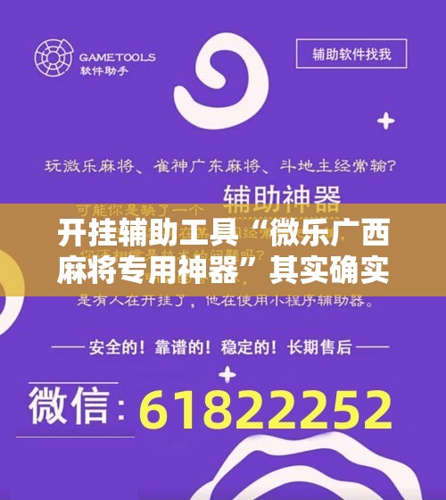 开挂辅助工具“微乐广西麻将专用神器”其实确实有挂