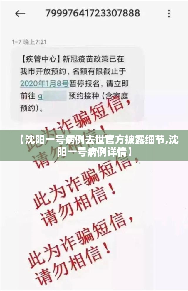 【沈阳一号病例去世官方披露细节,沈阳一号病例详情】
