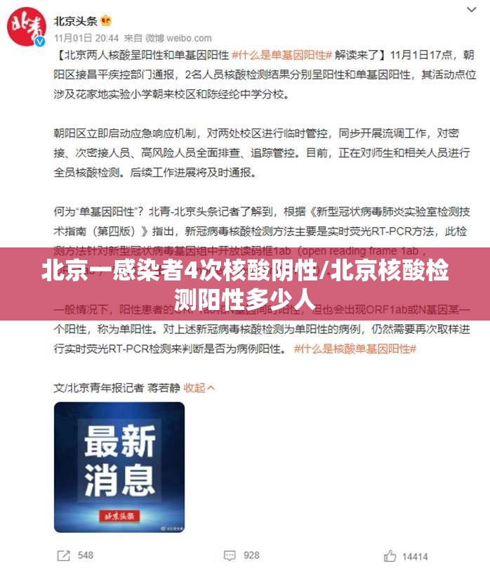 北京一感染者4次核酸阴性/北京核酸检测阳性多少人 北京一感染者4次核酸阴性/北京核酸检测阳性多少人