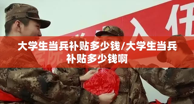 大学生当兵补贴多少钱/大学生当兵补贴多少钱啊 大学生当兵补贴多少钱/大学生当兵补贴多少钱啊