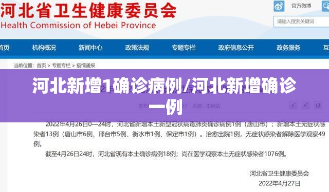 河北新增1确诊病例/河北新增确诊一例 河北新增1确诊病例/河北新增确诊一例