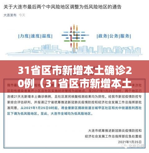 31省区市新增本土确诊20例(31省区市新增本土病例21例) 31省区市新增本土确诊20例(31省区市新增本土病例21例)