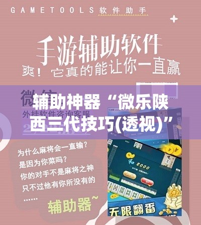 辅助神器“微乐陕西三代技巧(透视)”开挂辅助脚本+详细开挂安装教程