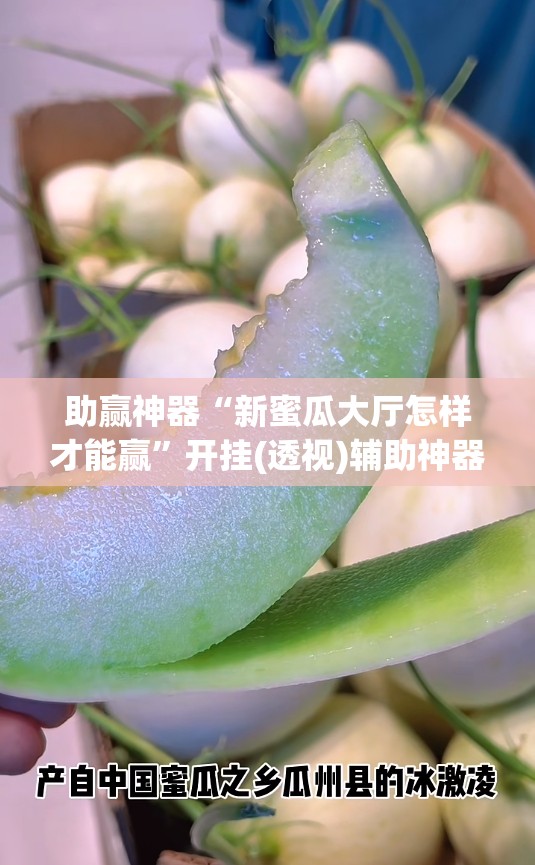助赢神器“新蜜瓜大厅怎样才能赢	”开挂(透视)辅助神器