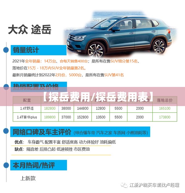 【探岳费用/探岳费用表】