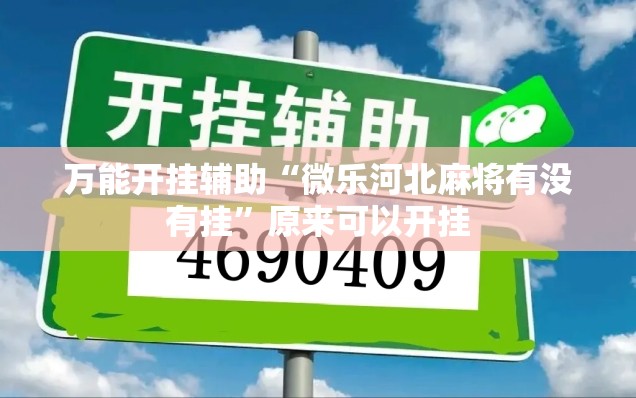 万能开挂辅助“微乐河北麻将有没有挂”原来可以开挂