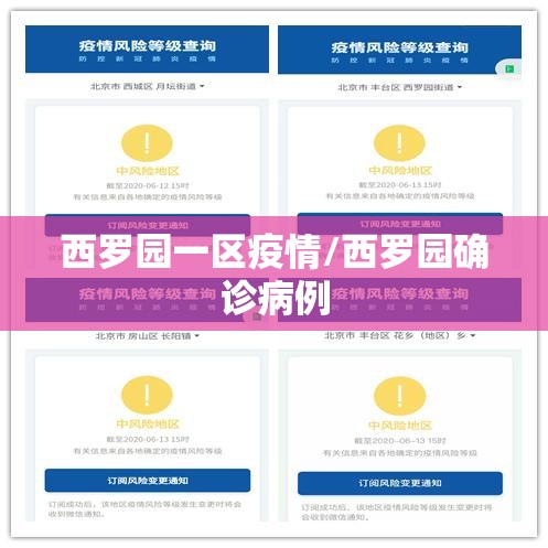 西罗园一区疫情/西罗园确诊病例