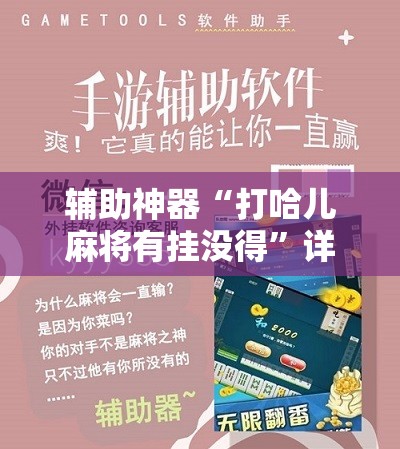 辅助神器“打哈儿麻将有挂没得”详细开挂教程
