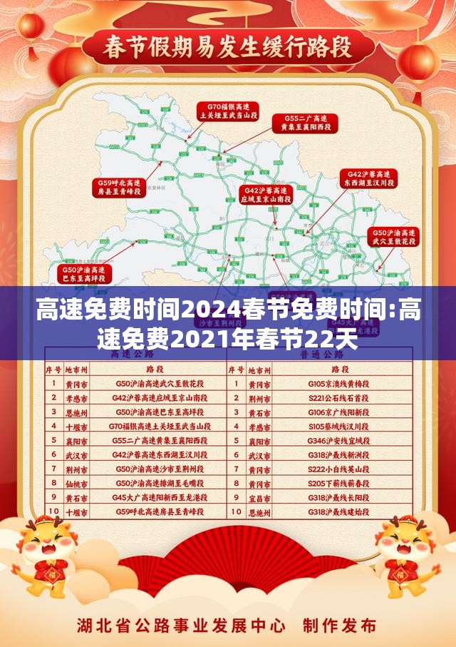 高速免费时间2024春节免费时间:高速免费2021年春节22天