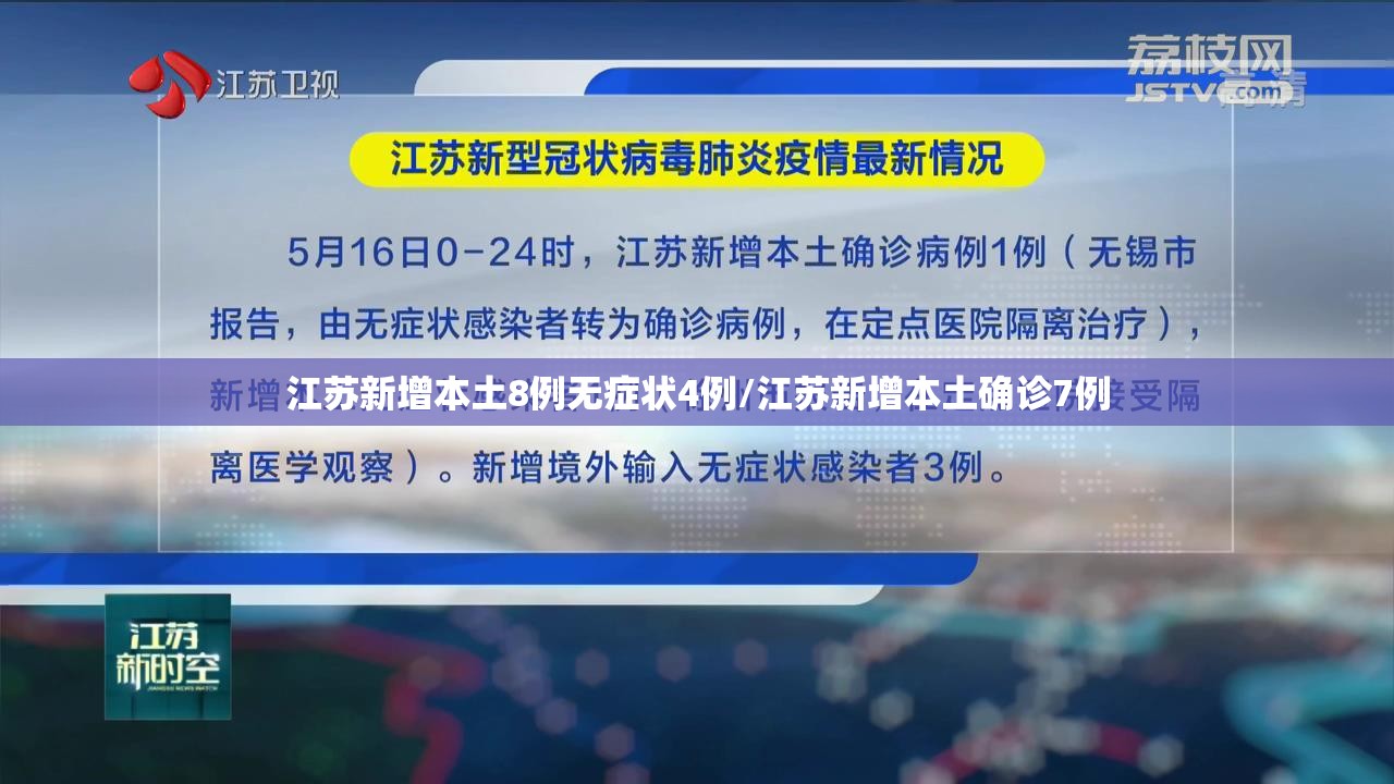 江苏新增本土8例无症状4例/江苏新增本土确诊7例 江苏新增本土8例无症状4例/江苏新增本土确诊7例