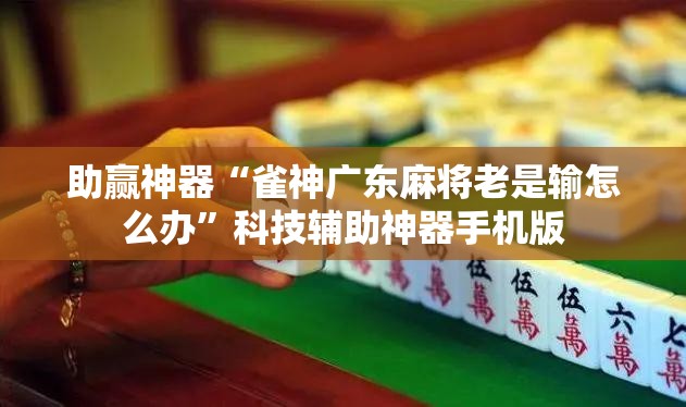 助赢神器“雀神广东麻将老是输怎么办”科技辅助神器手机版