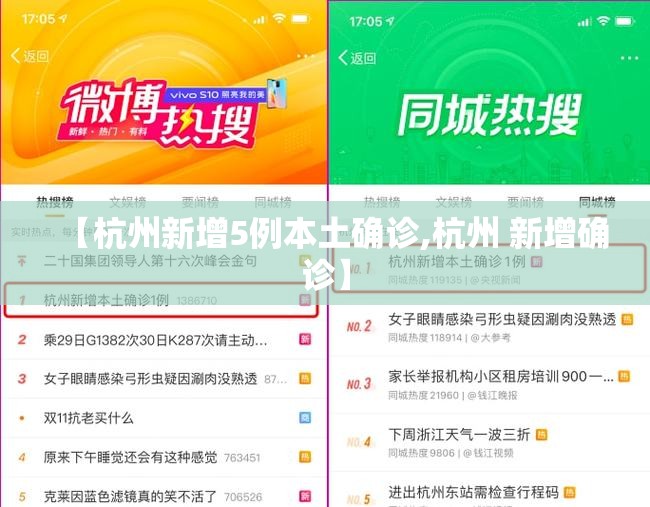 【杭州新增5例本土确诊,杭州 新增确诊】 【杭州新增5例本土确诊,杭州 新增确诊】