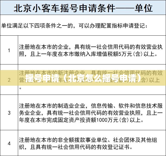 摇号申请(北京怎么摇号申请) 摇号申请(北京怎么摇号申请)