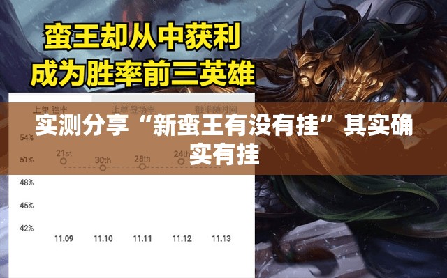 实测分享“新蛮王有没有挂”其实确实有挂