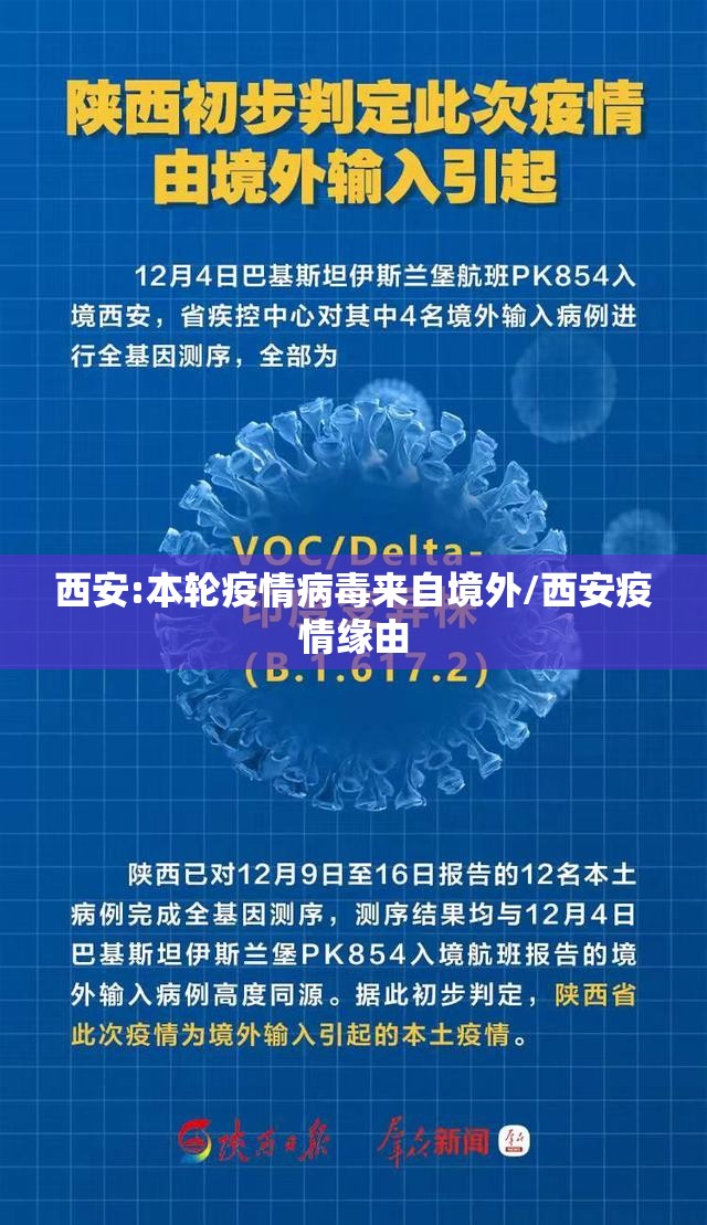 西安:本轮疫情病毒来自境外/西安疫情缘由