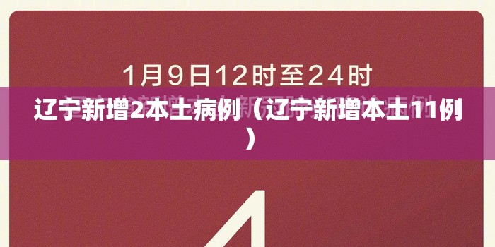 辽宁新增2本土病例（辽宁新增本土11例）