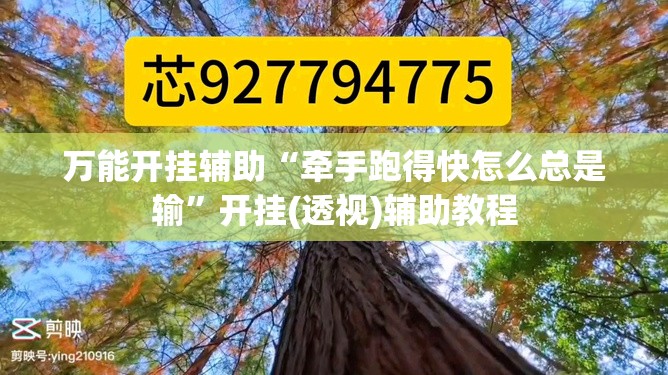 万能开挂辅助“牵手跑得快怎么总是输”开挂(透视)辅助教程