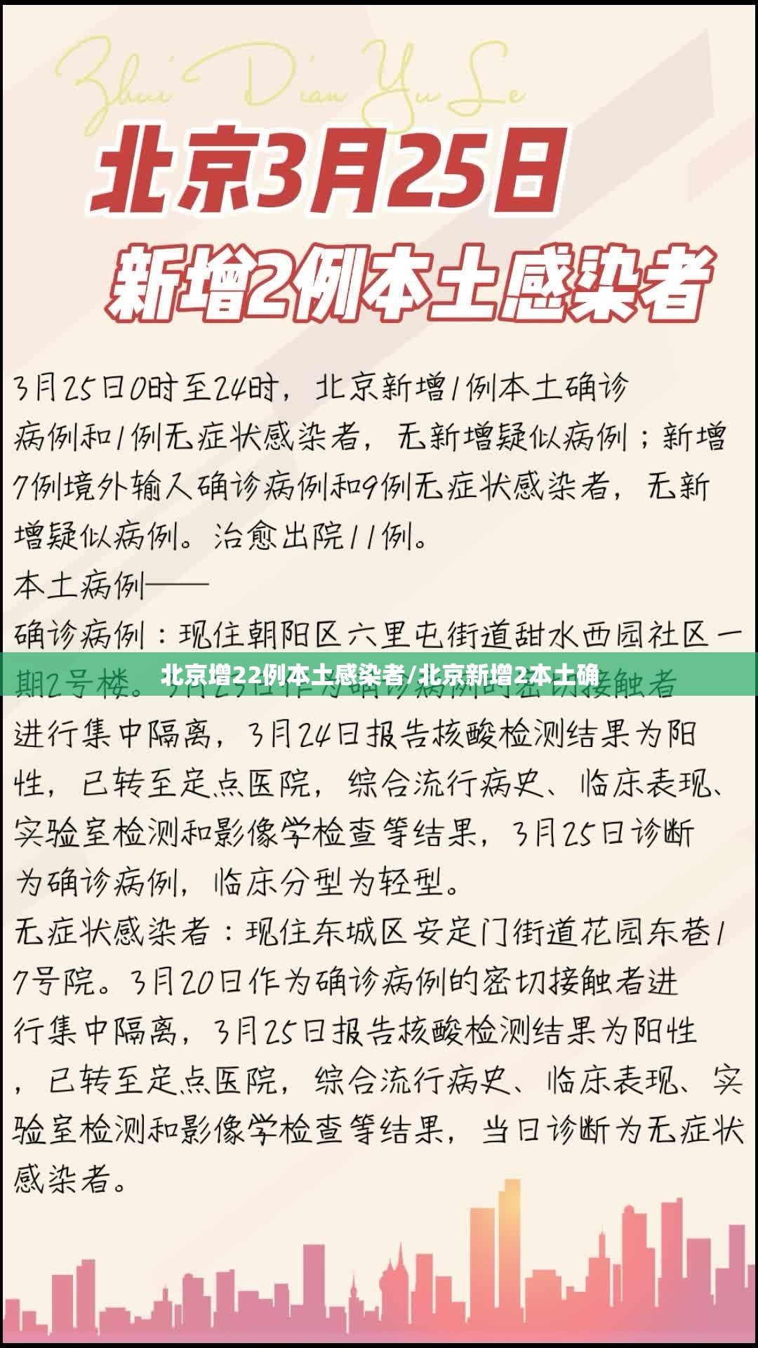 北京增22例本土感染者/北京新增2本土确