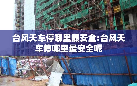 台风天车停哪里最安全:台风天车停哪里最安全呢 台风天车停哪里最安全:台风天车停哪里最安全呢