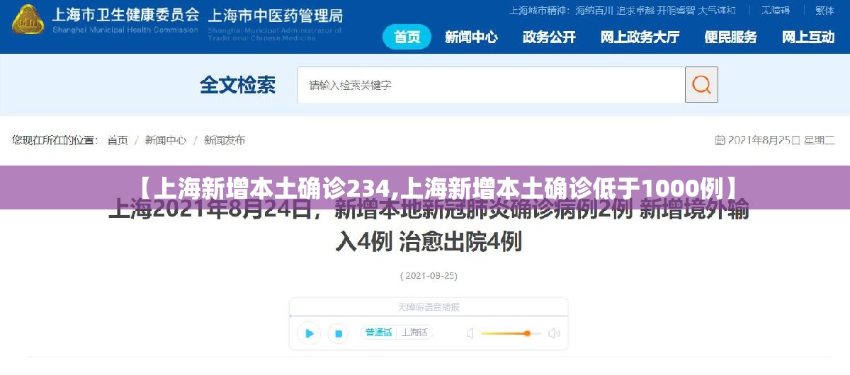 【上海新增本土确诊234,上海新增本土确诊低于1000例】 【上海新增本土确诊234,上海新增本土确诊低于1000例】