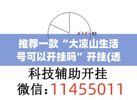 推荐一款“大凉山生活号可以开挂吗”开挂(透视)辅助教程