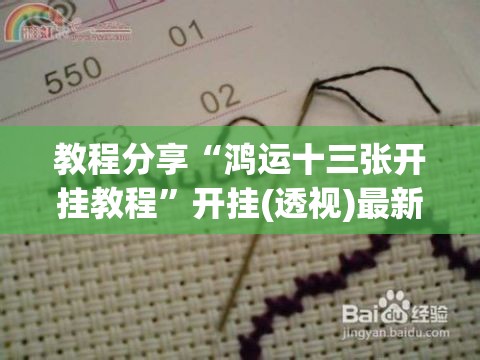 教程分享“鸿运十三张开挂教程”开挂(透视)最新辅助详细