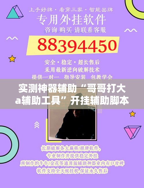 实测神器辅助“哥哥打大a辅助工具”开挂辅助脚本+详细开挂安装教程