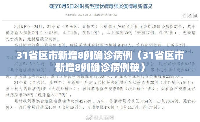 31省区市新增8例确诊病例（31省区市新增8例确诊病例破）