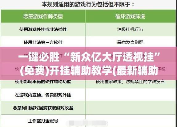 一键必胜“新众亿大厅透视挂”(免费)开挂辅助教学(最新辅助开挂教程)