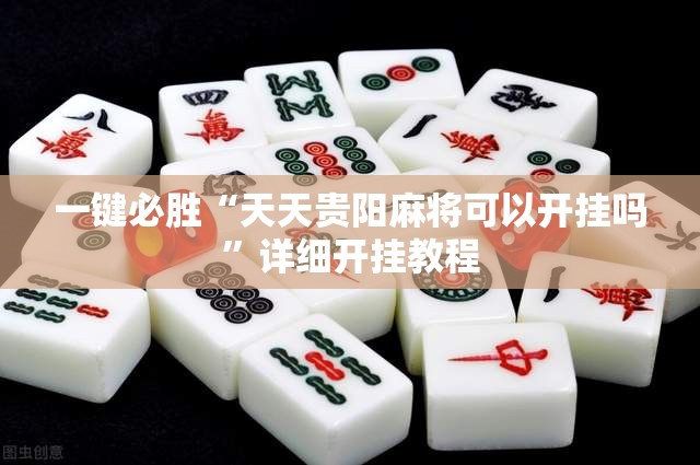 一键必胜“天天贵阳麻将可以开挂吗”详细开挂教程