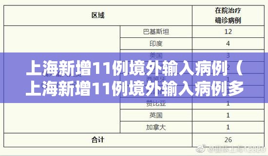 上海新增11例境外输入病例（上海新增11例境外输入病例多少）