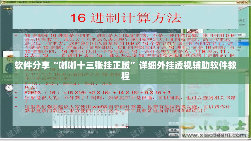 软件分享“嘟嘟十三张挂正版”详细外挂透视辅助软件教程