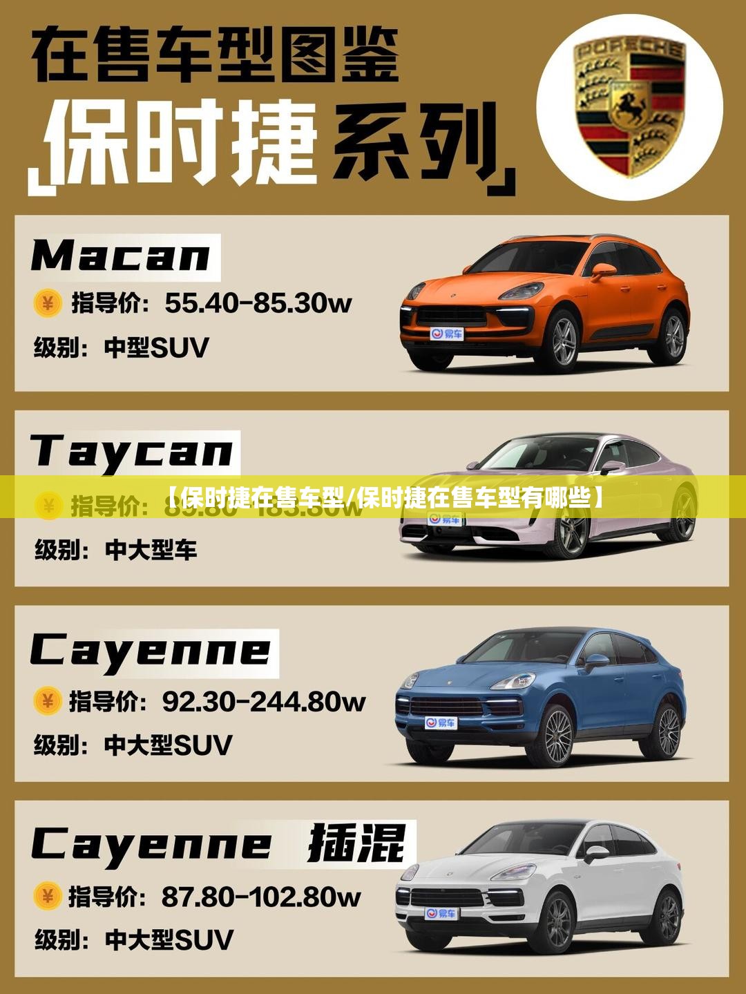 【保时捷在售车型/保时捷在售车型有哪些】