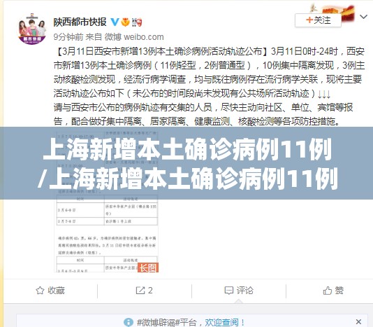 上海新增本土确诊病例11例/上海新增本土确诊病例11例行动轨迹