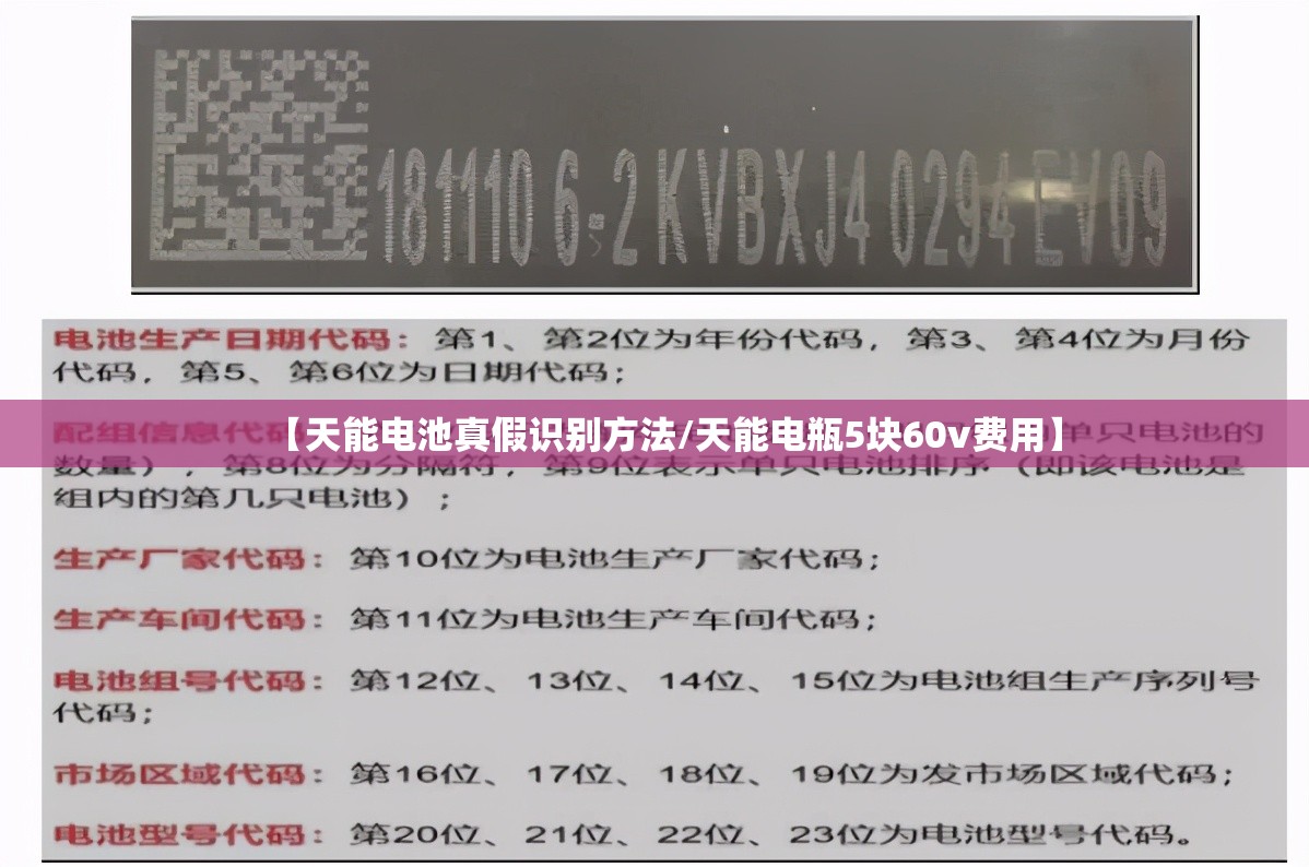 【天能电池真假识别方法/天能电瓶5块60v费用】