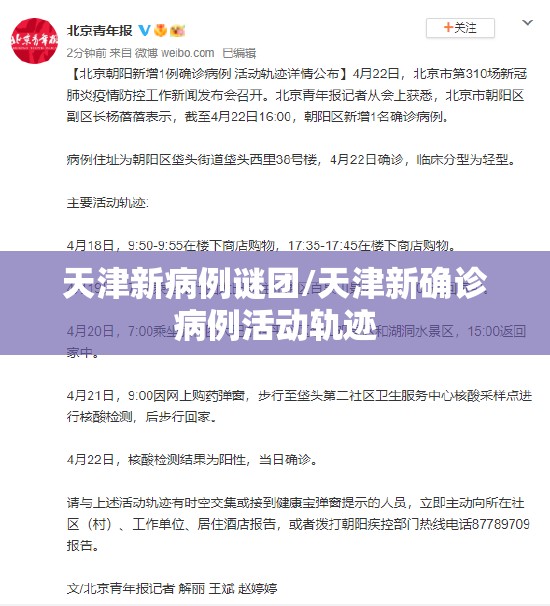 天津新病例谜团/天津新确诊病例活动轨迹 天津新病例谜团/天津新确诊病例活动轨迹