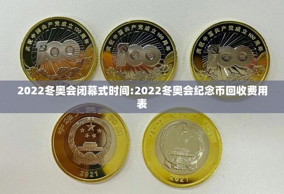 2022冬奥会闭幕式时间:2022冬奥会纪念币回收费用表