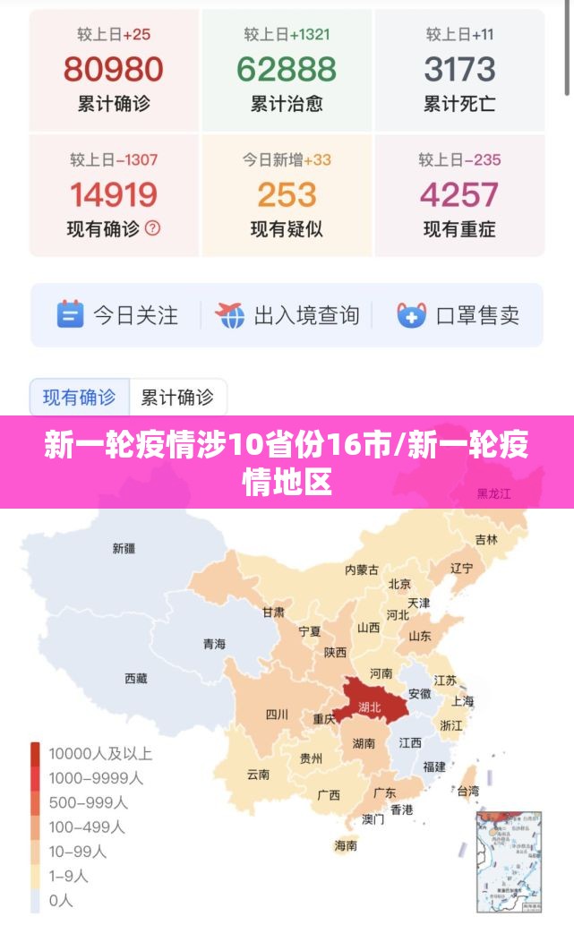 新一轮疫情涉10省份16市/新一轮疫情地区