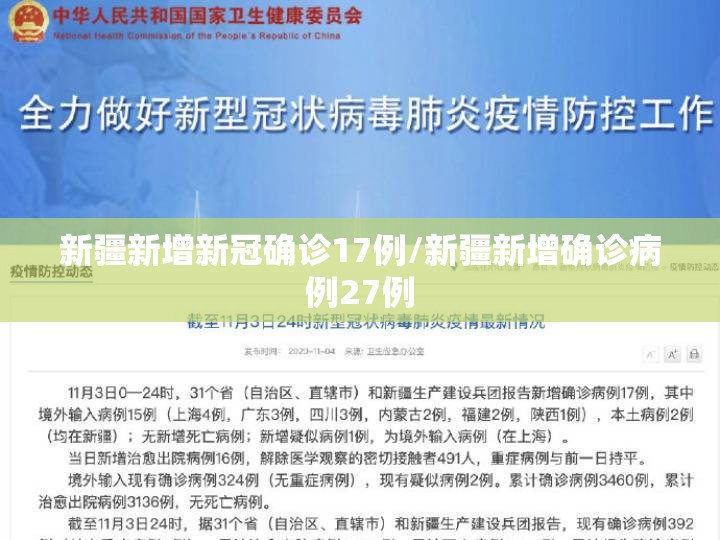 新疆新增新冠确诊17例/新疆新增确诊病例27例 新疆新增新冠确诊17例/新疆新增确诊病例27例