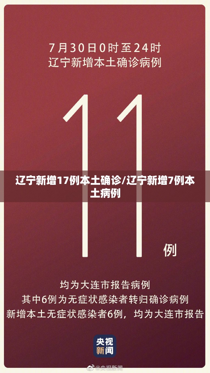 辽宁新增17例本土确诊/辽宁新增7例本土病例