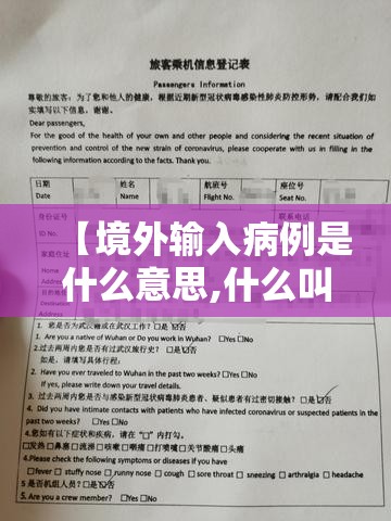 【境外输入病例是什么意思,什么叫境外输入病例】