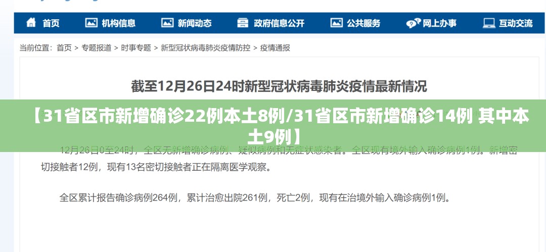 【31省区市新增确诊22例本土8例/31省区市新增确诊14例 其中本土9例】