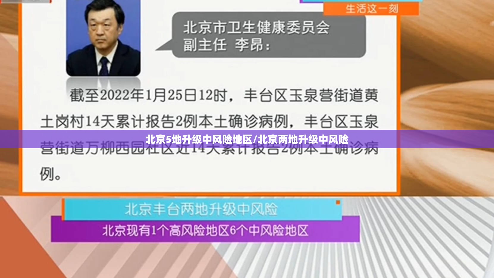 北京5地升级中风险地区/北京两地升级中风险