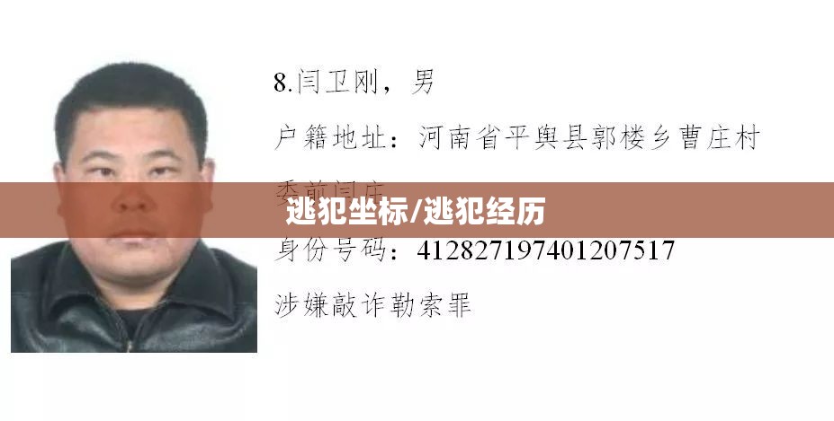 逃犯坐标/逃犯经历